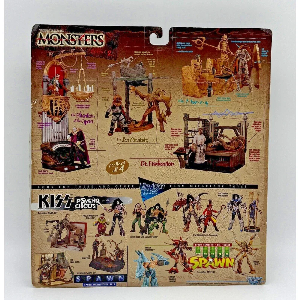 Open Box - McFarlane's Monsters Series 2 PHANTOM OF THE OPERA Playset - Complete